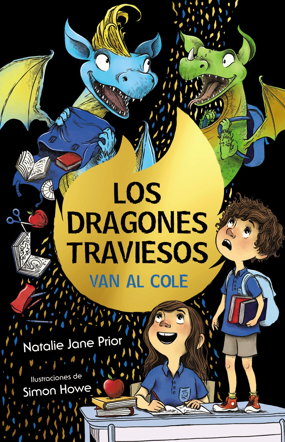 Los dragones traviesos, 2. Los dragones traviesos van al cole