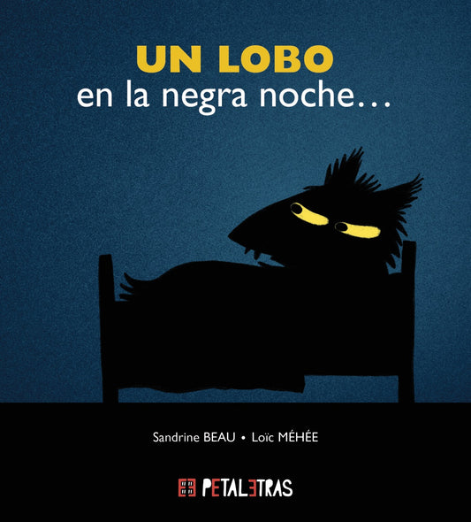 Un lobo en la negra noche